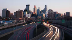 Minneapolis Minnesota Highway Rush Hour