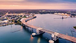 Casco Bridge in Portland, Maine Casco Bridge in Portland, Maine
