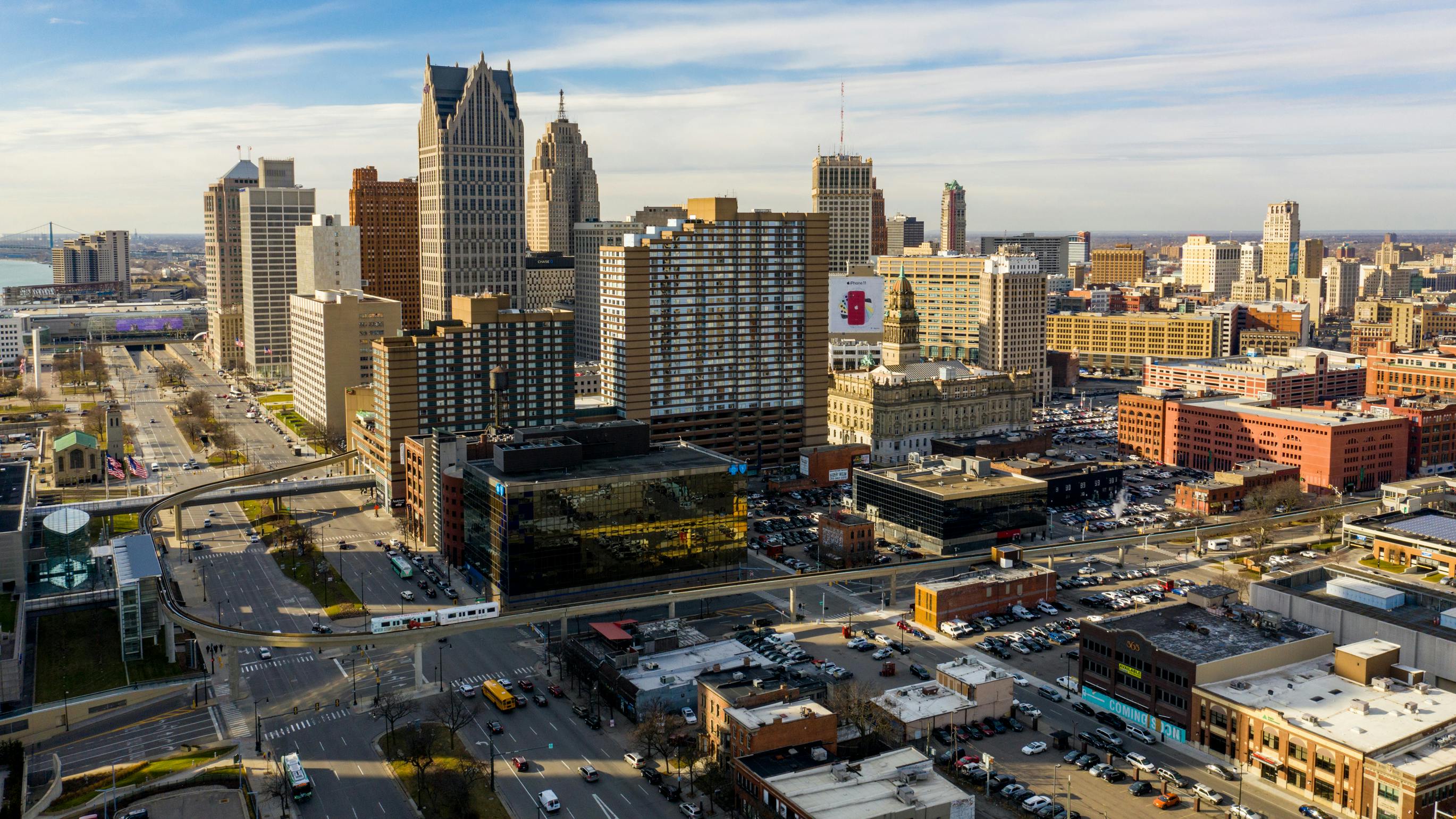 Downtown Detroit Michigan