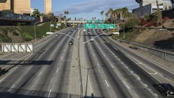 Downtown Los Angeles 101 Freeway Downtown Los Angeles 101 Freeway