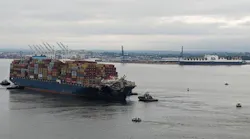 Key Bridge Dali Refloated