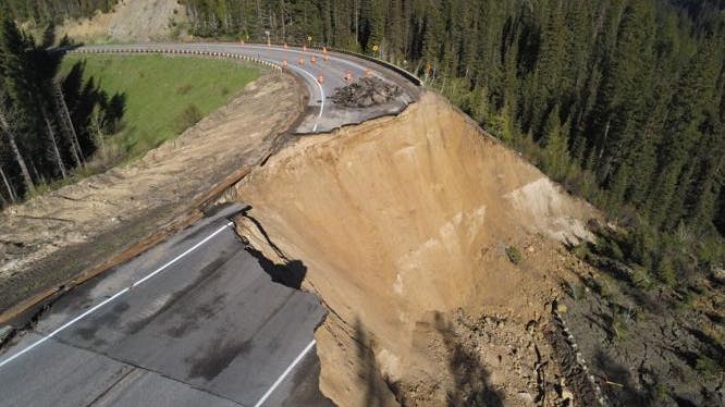 Teton Pass Collapsed