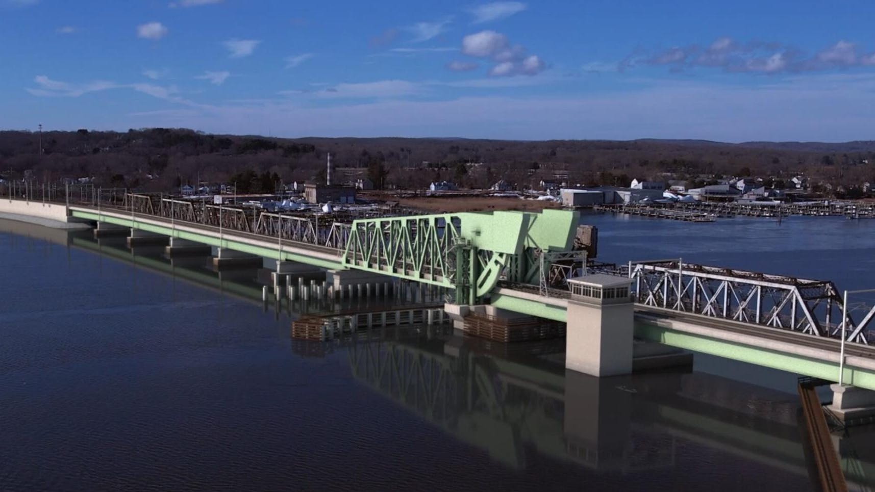 Rendering of the New Connecticut River Bridge