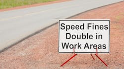 Speed sign in work zones Speed sign in work zones