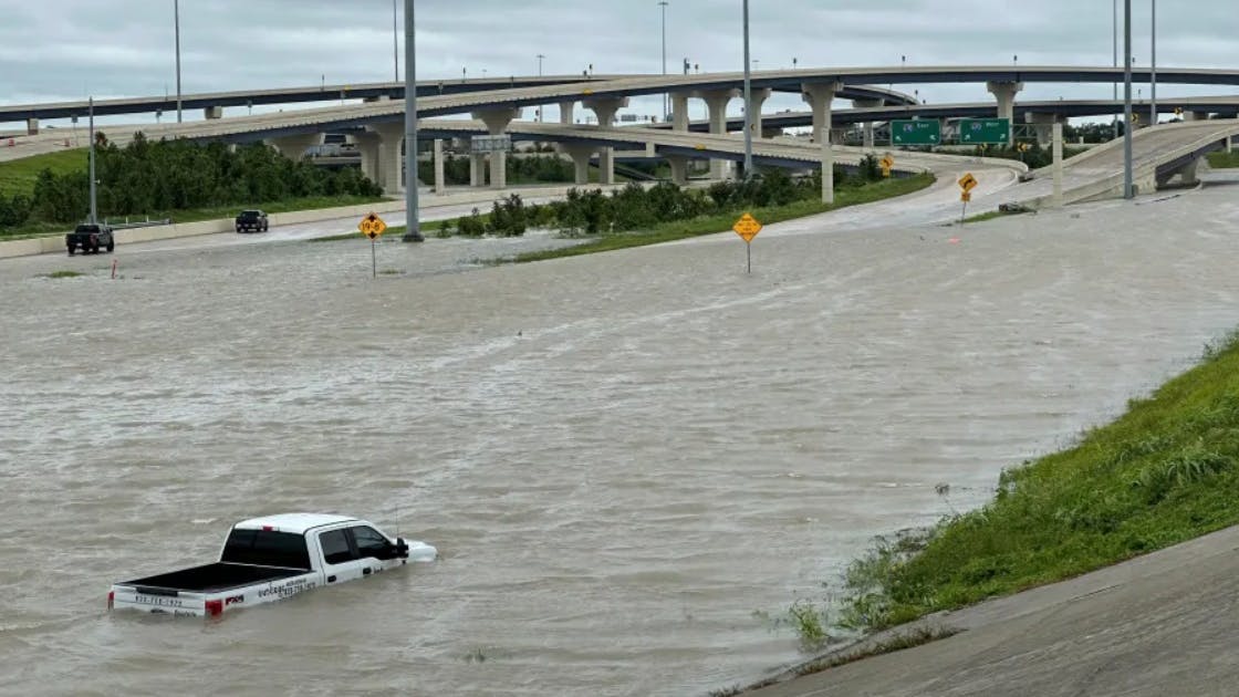 Flooding on highway 288 Houston