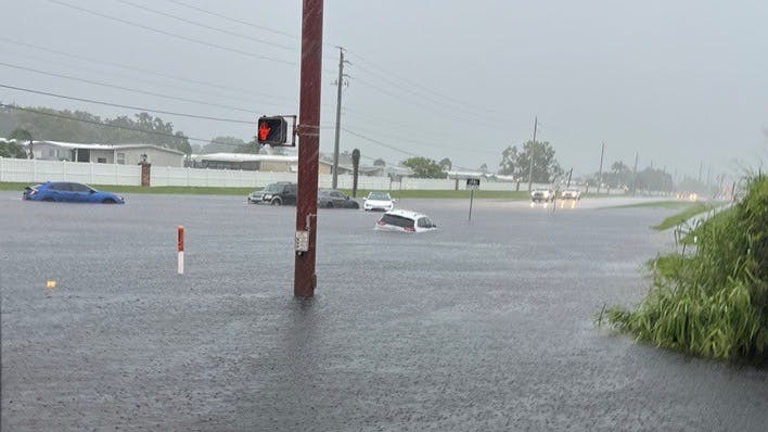 Sarasota Florida Flooding Hurricane Debby
