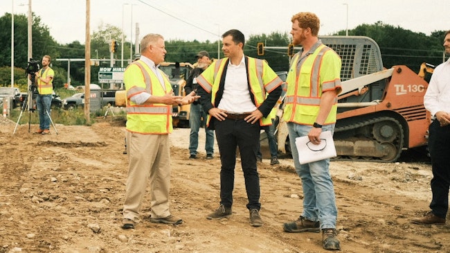 Buttigieg Visits Maine Infrastructure projects