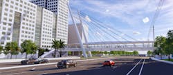 FDOT rendering of the pedestrian bridge FDOT rendering of the pedestrian bridge