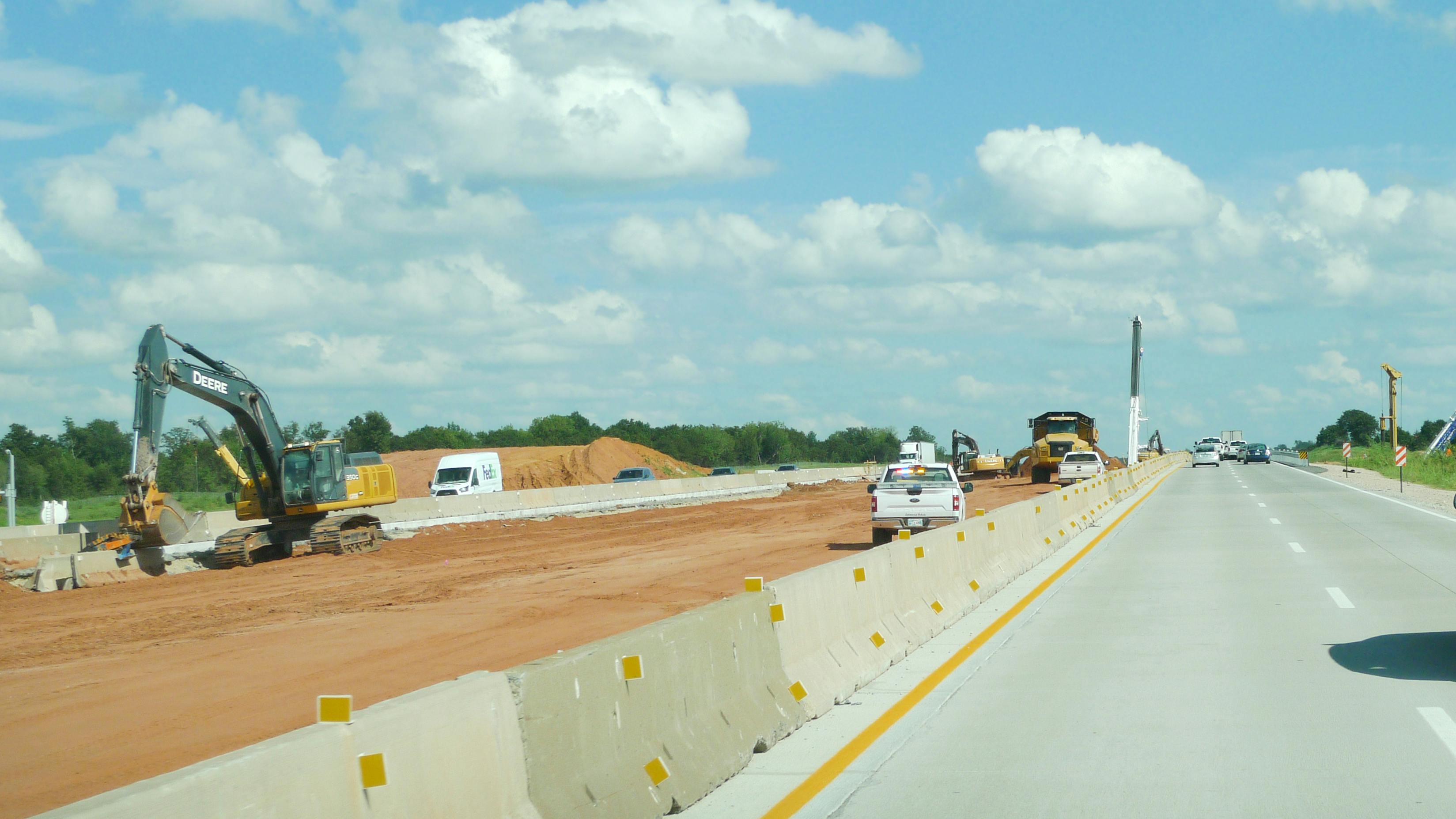 Road construction I-40 Oklahoma City