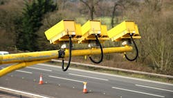 Speed cameras on highway Speed cameras on highway