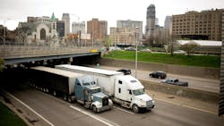 Highway in Detroit, Michigan Highway in Detroit, Michigan