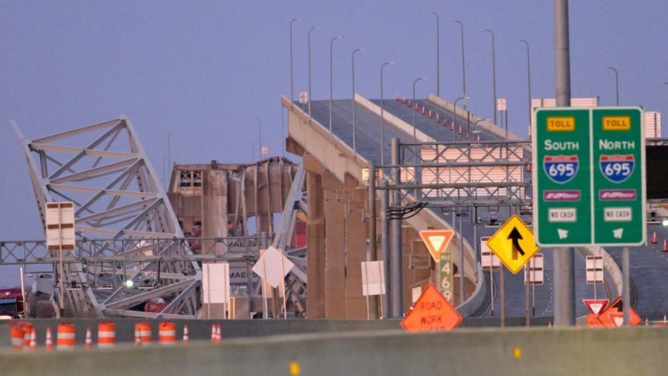 Collapsed Key Bridge