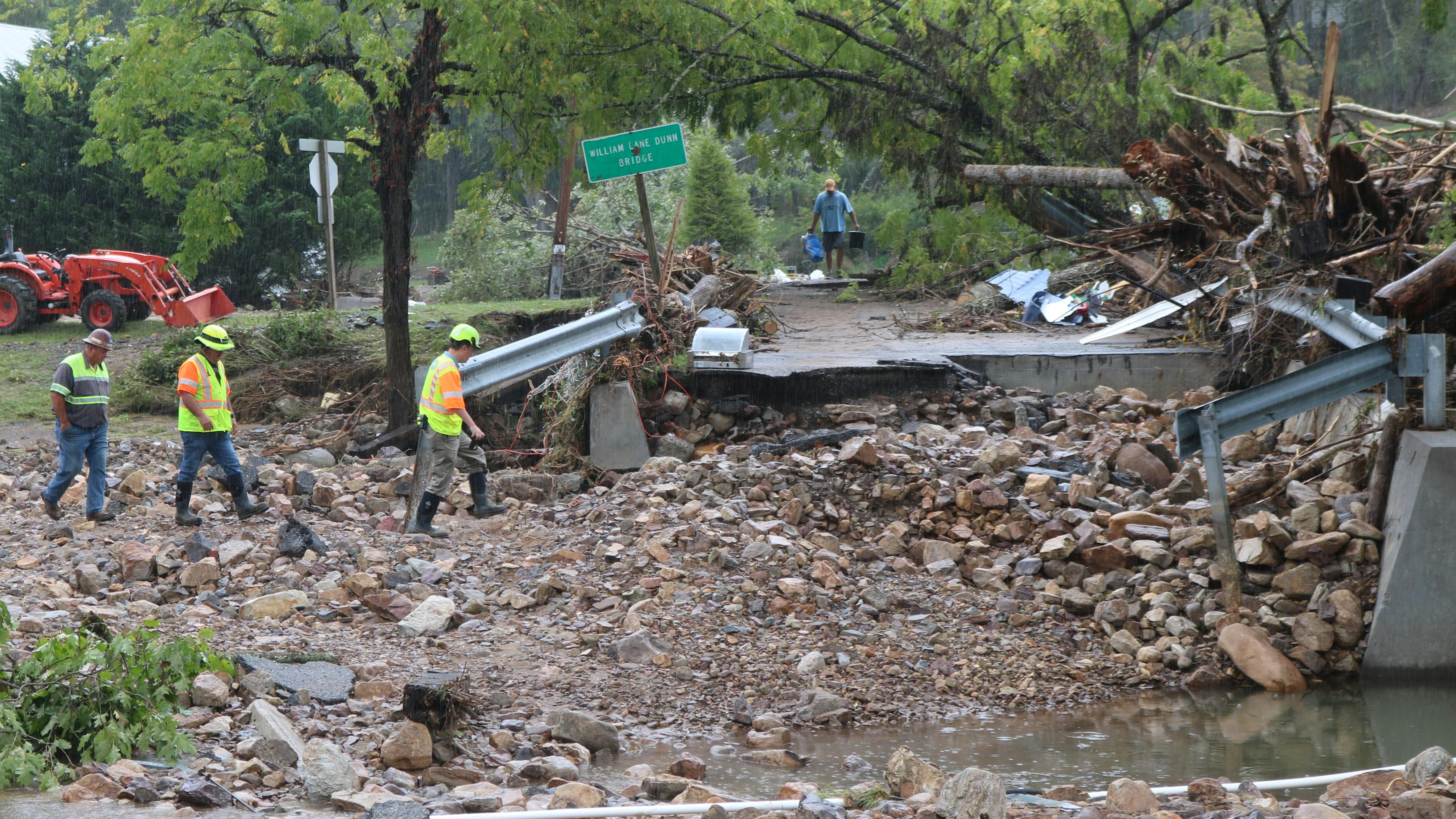 Route 725 bridge in Taylor's Valley.
