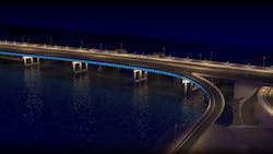 New Washington Bridge rendering. New Washington Bridge rendering.