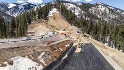 Current work to the Teton Pass. Current work to the Teton Pass.