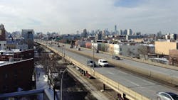 The Brooklyn Queens Expressway. The Brooklyn Queens Expressway.