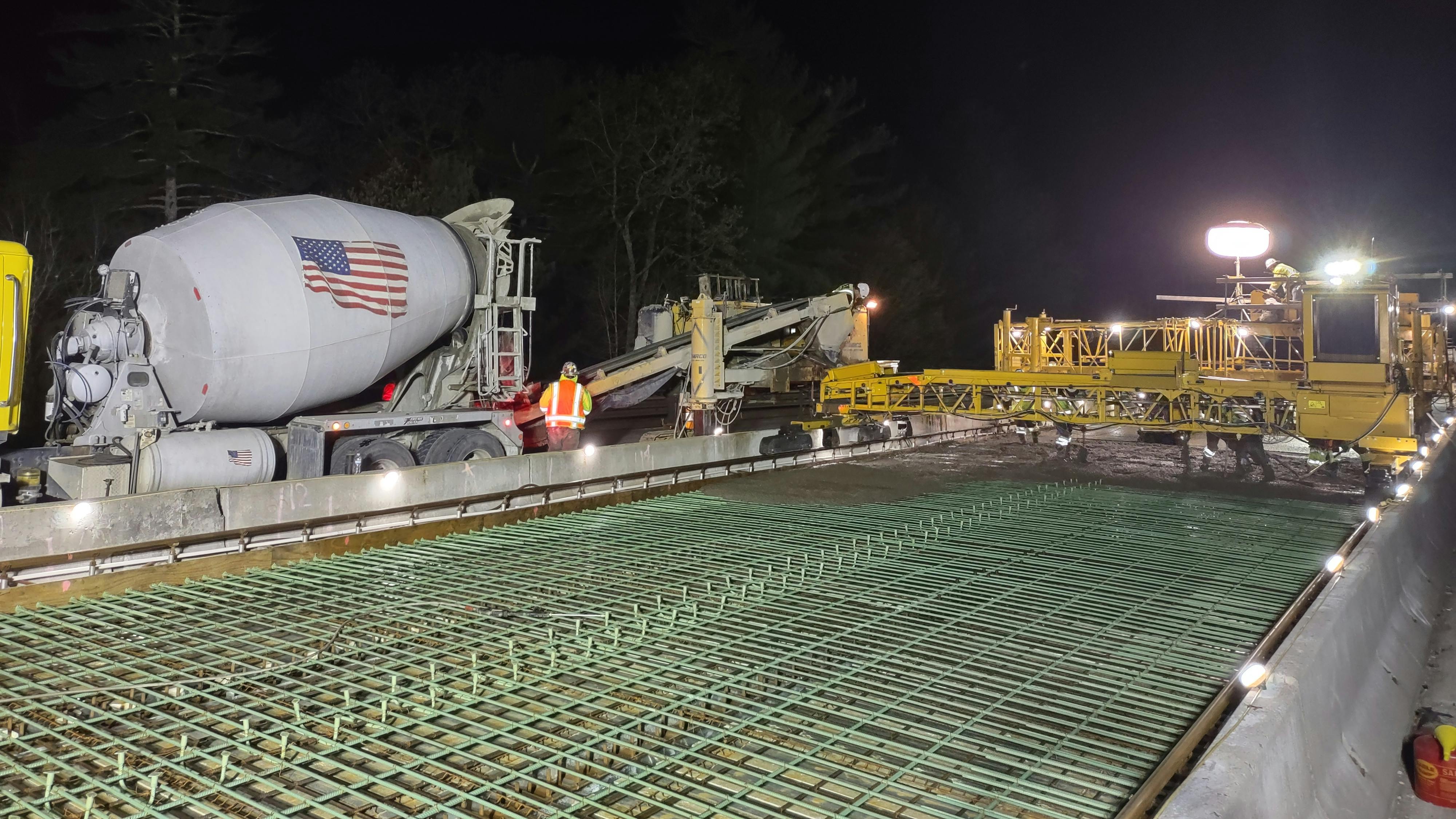 Green River I26 NC Caption: NCDOT (owner), AECOM (engineer of record) and Flatiron (contractor) used ESCS to widen and replace the decks of two bridges on I-26 over the Green River in Henderson County NC.
