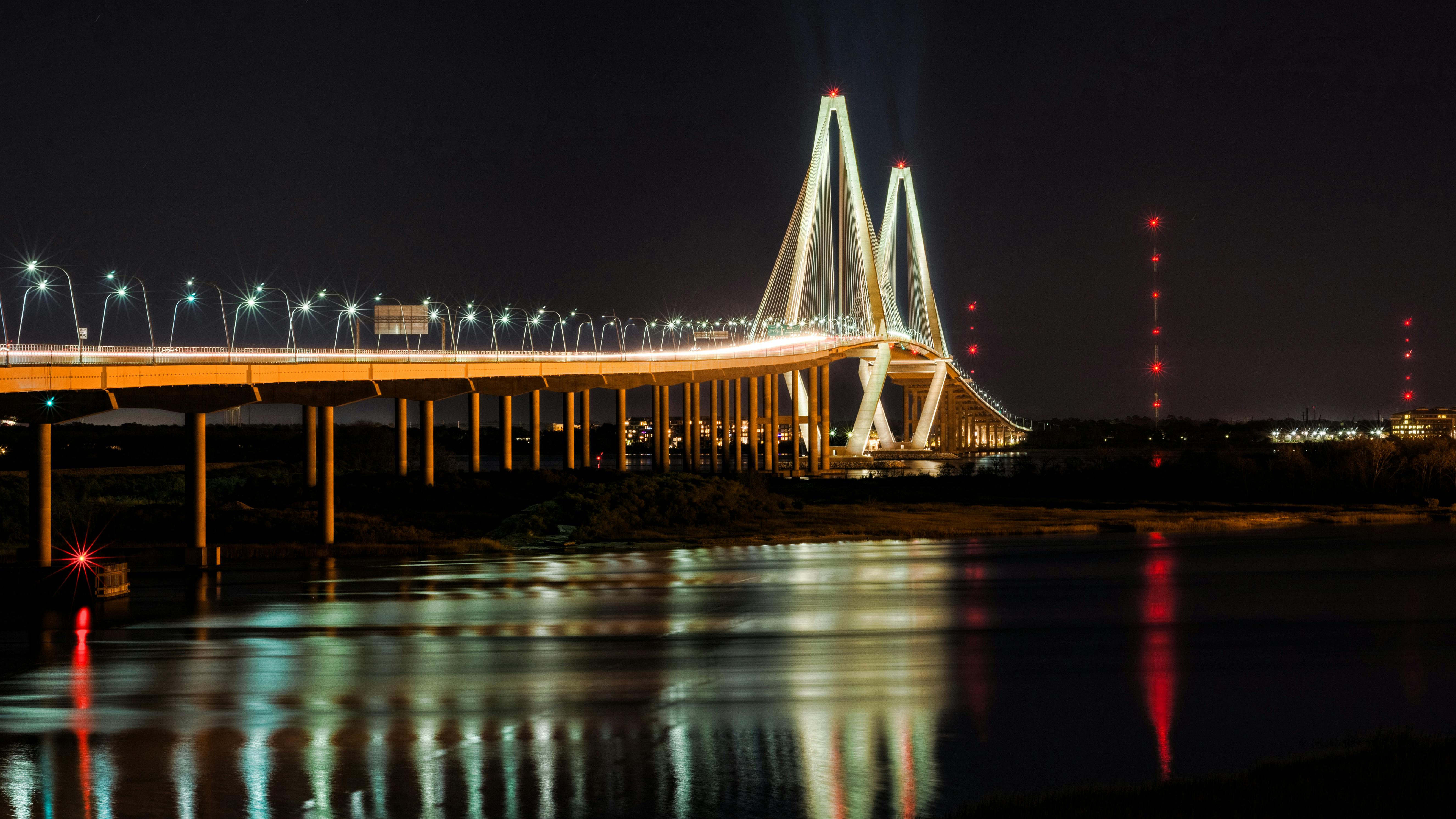 Arthur Ravenel Jr. Bridge in Charleston, S.C. spanning the Cooper River.