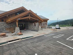 Construction on the Interstate 70 rest stop in Colorado's Vail Pass. Construction on the Interstate 70 rest stop in Colorado's Vail Pass.