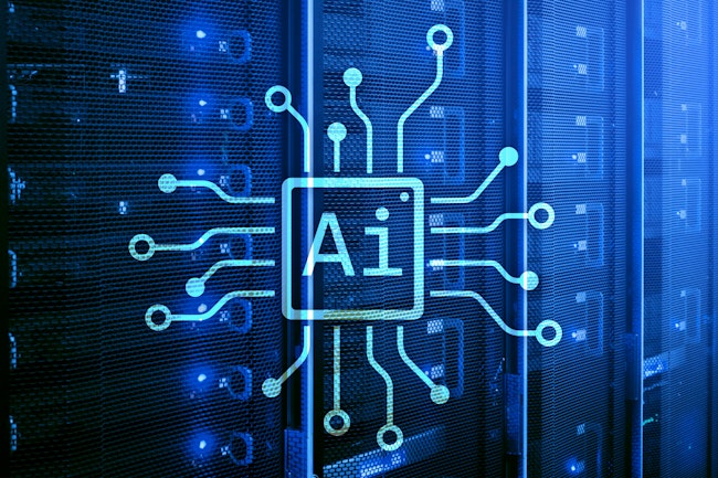 A graphic representing artificial intelligence.