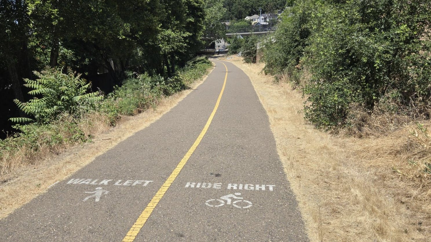 The El Dorado Trail in Pacerville, California.