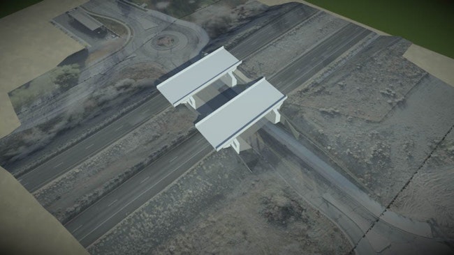 Renderings of the dual bridges being replaced on Interstate-84 just north of Salt Lake City, Utah.