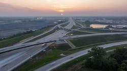 An aerial view of the 26-mile I-69 Finish Line Project in Indianapolis, Indiana. An aerial view of the 26-mile I-69 Finish Line Project in Indianapolis, Indiana.