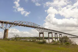The Calcasieu River Bridge in Louisiana The Calcasieu River Bridge in Louisiana