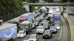 Traffic on I-95 North in Connecticut