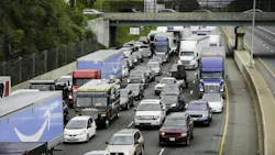 Traffic on I-95 North in Connecticut