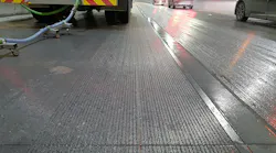 Diamond grooving on a tunnel in Korea.