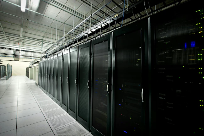 Stock photo of data center