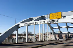 The Edmund Pettus Bridge in Selma, Ala.