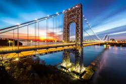 George Washington Bridge in Fort Lee, NJ