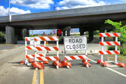 Stock photo of bridge construction