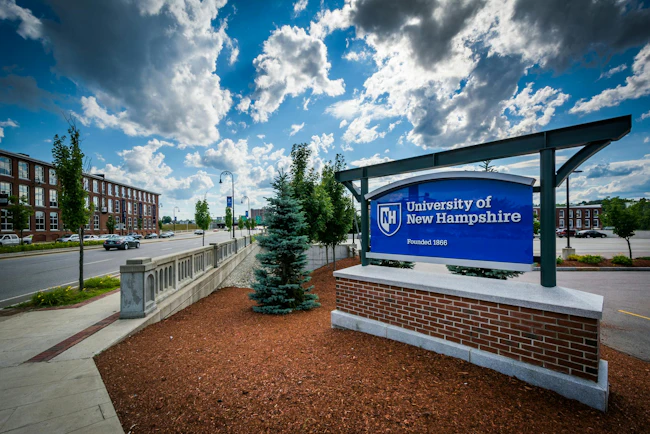The University of New Hampshire.
