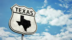 A highway sign in Texas.