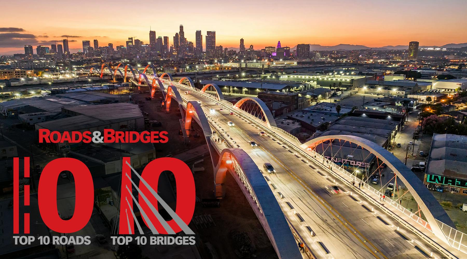 The Sixth Street Viaduct in Los Angeles.