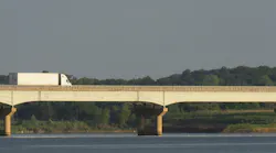 US Route 377 Over Lake Texoma Graffitied Bridge