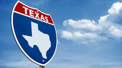 A highway sign in Texas.