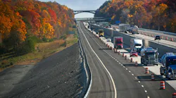 Ohio Turnpike amid construction