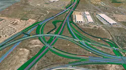 A digital model of Utah’s Mountain View Corridor project demonstrates how transportation agencies and project teams can visualize complex infrastructure investments within an integrated digital environment.