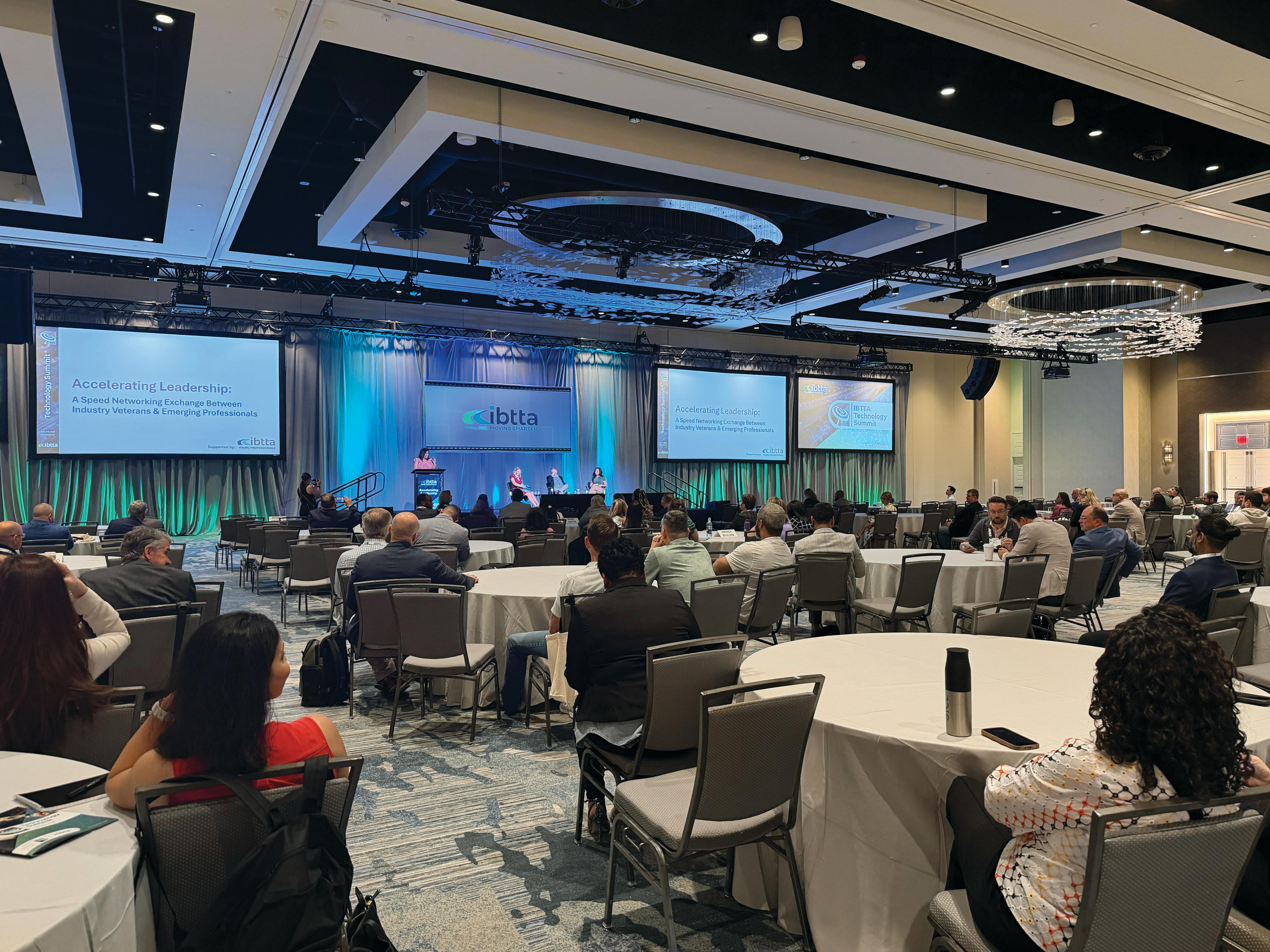 IBTTA members attend a session at the 2026 IBTTA Technology Summit in Orlando, Fla.