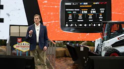 Scott Johnson, senior director of construction products at Bobcat Company, sees the first practical applications of AI focused on a modest goal: making machine information and jobsite insights easier to find and use.
