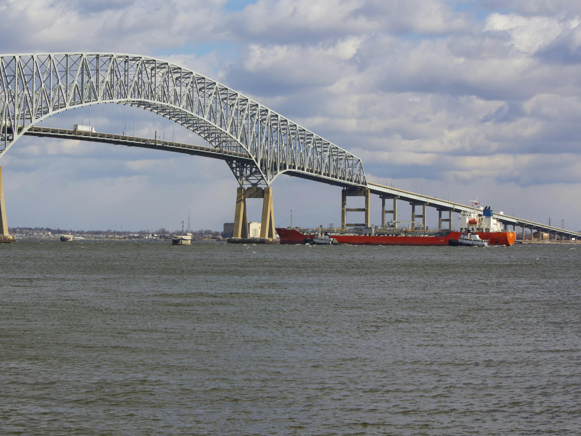 The Francis Scott Key Bridge in Baltimore.