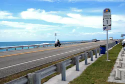 Florida's scenic Route 1 heading towards Key West.