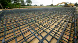 A reinforced bridge deck.