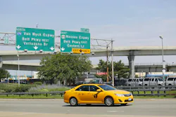 The famously congested roadway now encourages the use of taxis and vehicles carrying multiple passengers to help speed up trips to and from the airport. The managed-use lanes are open to private vehicles, taxis and for-hire vehicles carrying a driver and at least one passenger, as well as buses.